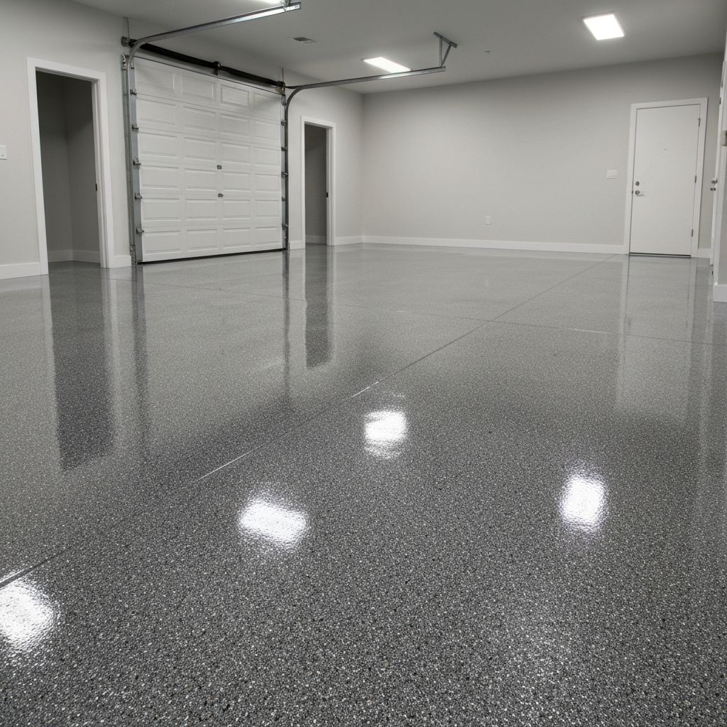 Professional epoxy flooring installation